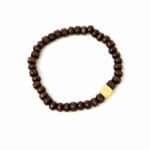Bohemian bracelet with an odd bead