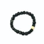 Plain bracelet with an odd bead