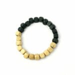 HalfnHalf wooden beads bracelet