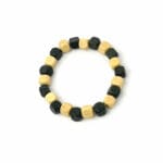 Mixed wooden beads bracelet