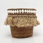 Customized Sea-grass Planter with Jute Tassel